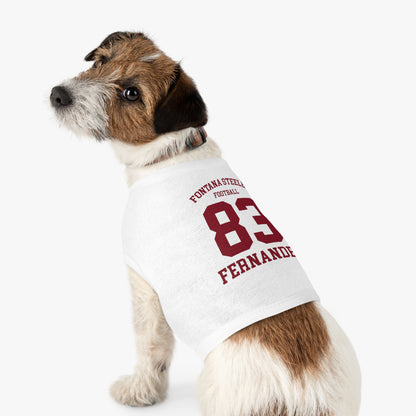 FOHI Steelers Personalized Dog Sports Tank – Custom Sport, First Name & Last Name - Cool Dog Teez LLC