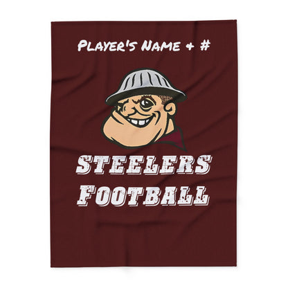 Personalized Steelers Fleece Blanket - Cool Dog Teez LLC